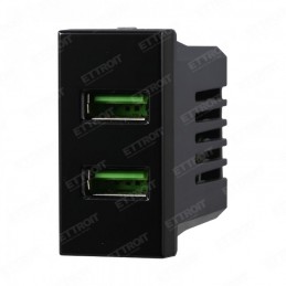 PRESA USB 2POSTI 2.1AMH