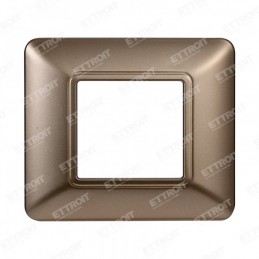 PLACCA PLASTICA 2P BRONZO