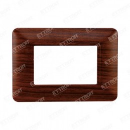 PLACCA PLASTICA 3P LEGNO SCURO