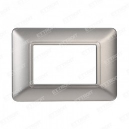 PLACCA PLASTICA 3P SILVER