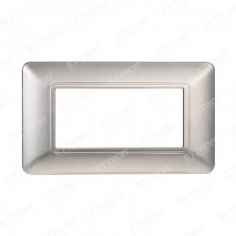 PLACCA PLASTICA 4P SILVER