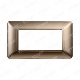 PLACCA PLASTICA 4P BRONZO