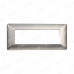 PLACCA PLASTICA 6P SILVER