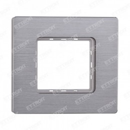 PLACCA ALLUMINIO 2P SILVER...