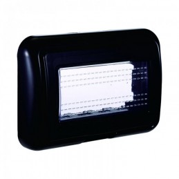 CUSTODIA INCASSO 4P IP55 NERO