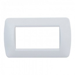 PLACCA 4P BIANCO SATINATO