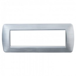 PLACCA 7P SILVER SATINATO