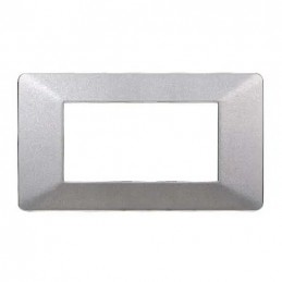 PLACCA PLASTICA 4P SILVER