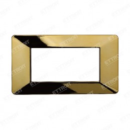 PLACCA PLASTICA 4P ORO LUCIDO