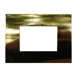 PLACCA PLASTICA 3P ORO LUCIDO