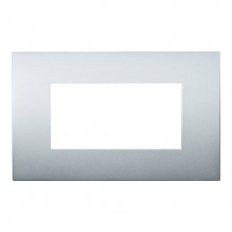 PLACCA PLASTICA 4P SILVER