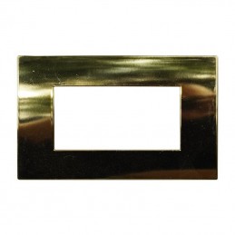 PLACCA PLASTICA 4P ORO LUCIDO