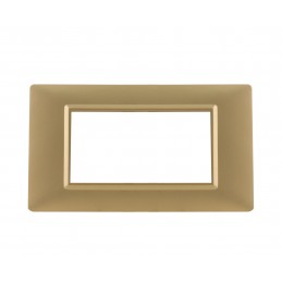 PLACCA 4 MODULI SERIE VP42 ORO